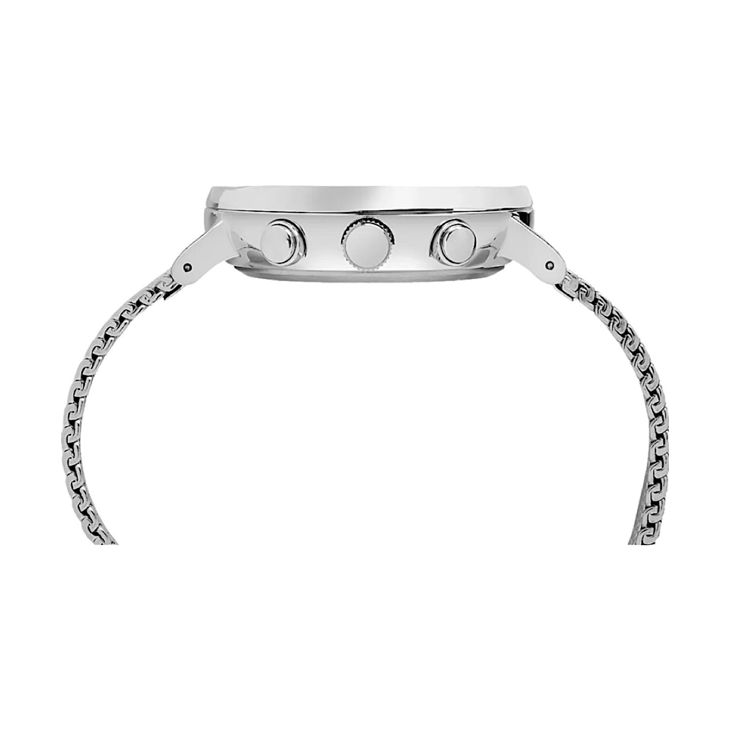 Timex Fairfield Chronograph 41mm Mesh Band Watch Silver Port Phillip Shop