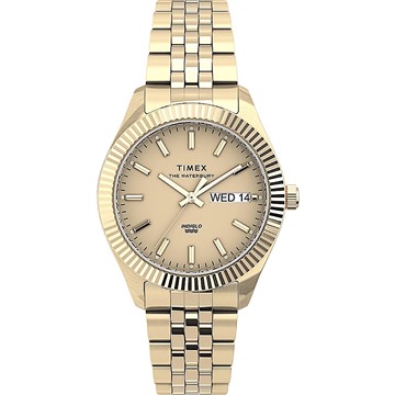 Picture of Timex Waterbury Legacy Boyfriend 36mm Stainless Steel Bracelet Watch - Gold