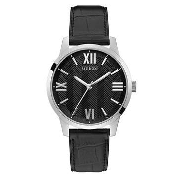 Picture of Guess Campbell 42mm Watch - Silver/Black