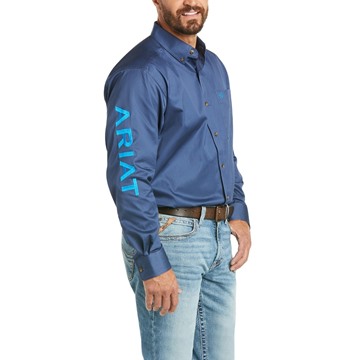Picture of Ariat Mens Team Logo Twill Classic Fit Shirt - Old Bay