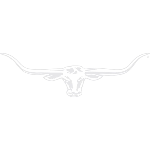 RM Williams Longhorn 70cm Decal - White