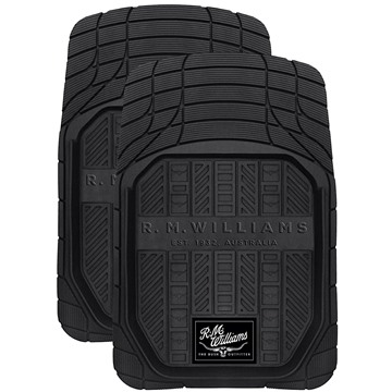 Picture of RM Williams Heavy Duty Dish Front Floor Mats - Black