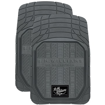 Picture of RM Williams Heavy Duty Dish Front Floor Mats - Grey