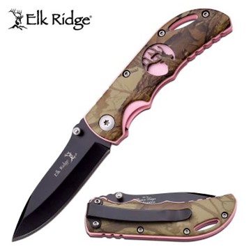 Picture of Elk Ridge Pink Camo Pocket Knife