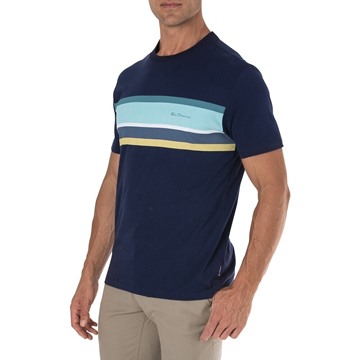 Picture of Ben Sherman Chest Stripe Tee - Ink