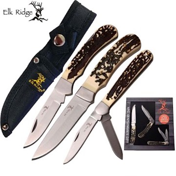 Picture of Elk Ridge 4pc Gentleman's Knife Gift Set
