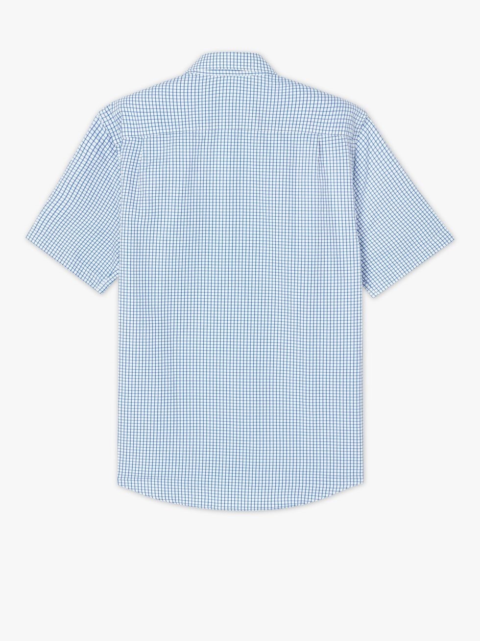 RM Williams Hervey Shirt - White/Blue Check | Port Phillip Shop