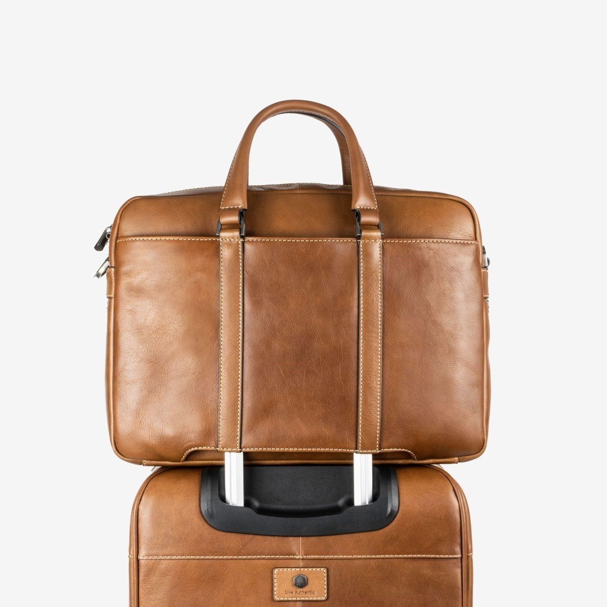 Jekyll and Hide Slim Laptop Briefcase Colt | Port Phillip Shop