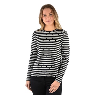 Picture of Thomas Cook Womens Printed Long Sleeve Tee Black