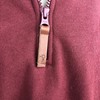 Picture of Pilbara Mens Classic Zipper C/F Fleece Pullover - Bourbon