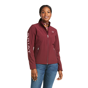 Picture of Ariat Women's New Team Softshell Jacket - Windsor Wine