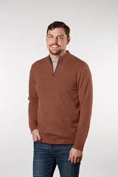 Picture of Fields Classic 1/4 Zip Pullover - Rust