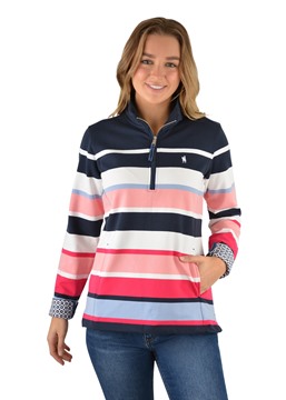 Picture of Thomas Cook Womens Marlow Qtr Zip Rugby