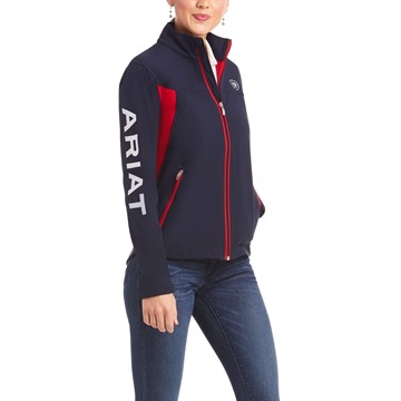 Picture of Ariat Women's New Team Softshell Jacket - Navy