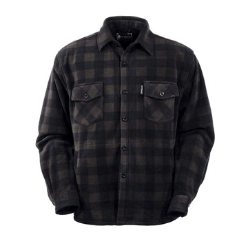 Picture of Outback Trading Mens Fleece Big Shirt - Charcoal