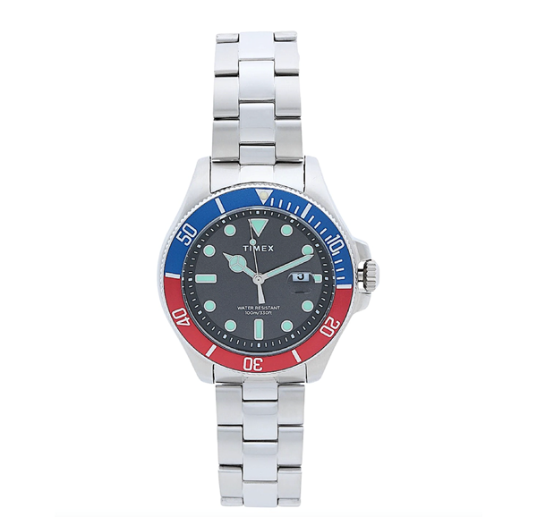 Picture of Timex Harborside Black/Red/Blue/Silver Watch