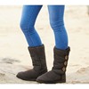 Picture of Wild Goose Classic Sheepskin Tall Button Boot Chocolate