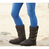 Picture of Wild Goose Classic Sheepskin Tall Button Boot Black