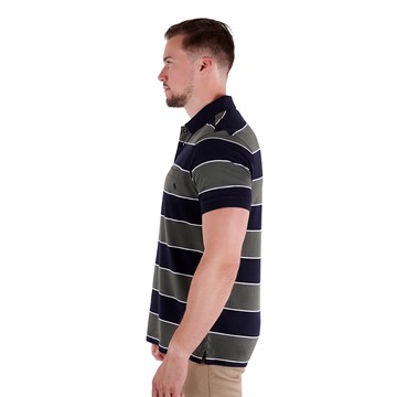 Picture of Thomas Cook Mens Phoenix Tailored S/S Polo Dark Green/Navy