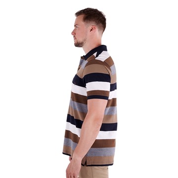 Picture of Thomas Cook Mens Williams S/S Polo Navy/Tan