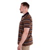 Picture of Thomas Cook Mens Lucknow S/S Polo Dark Tan/Navy