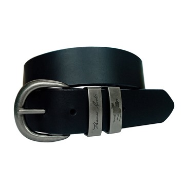 Picture of Thomas Cook Silver Twin Keeper Belt - Black