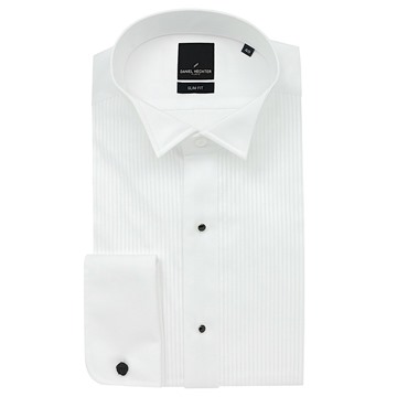 Picture of Daniel Hechter Wing Stud Dinner Shirt - White
