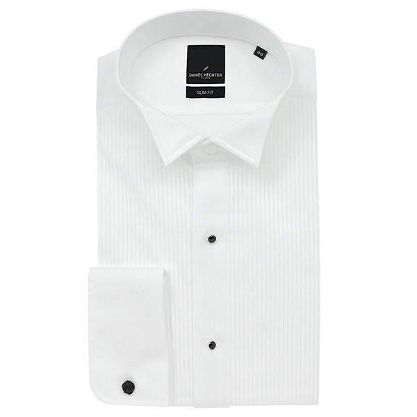 Picture of Daniel Hechter Wing Stud Dinner Shirt - White