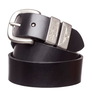 Picture of RM Williams 1 1/2inch Solid Hide Work Belt - Black