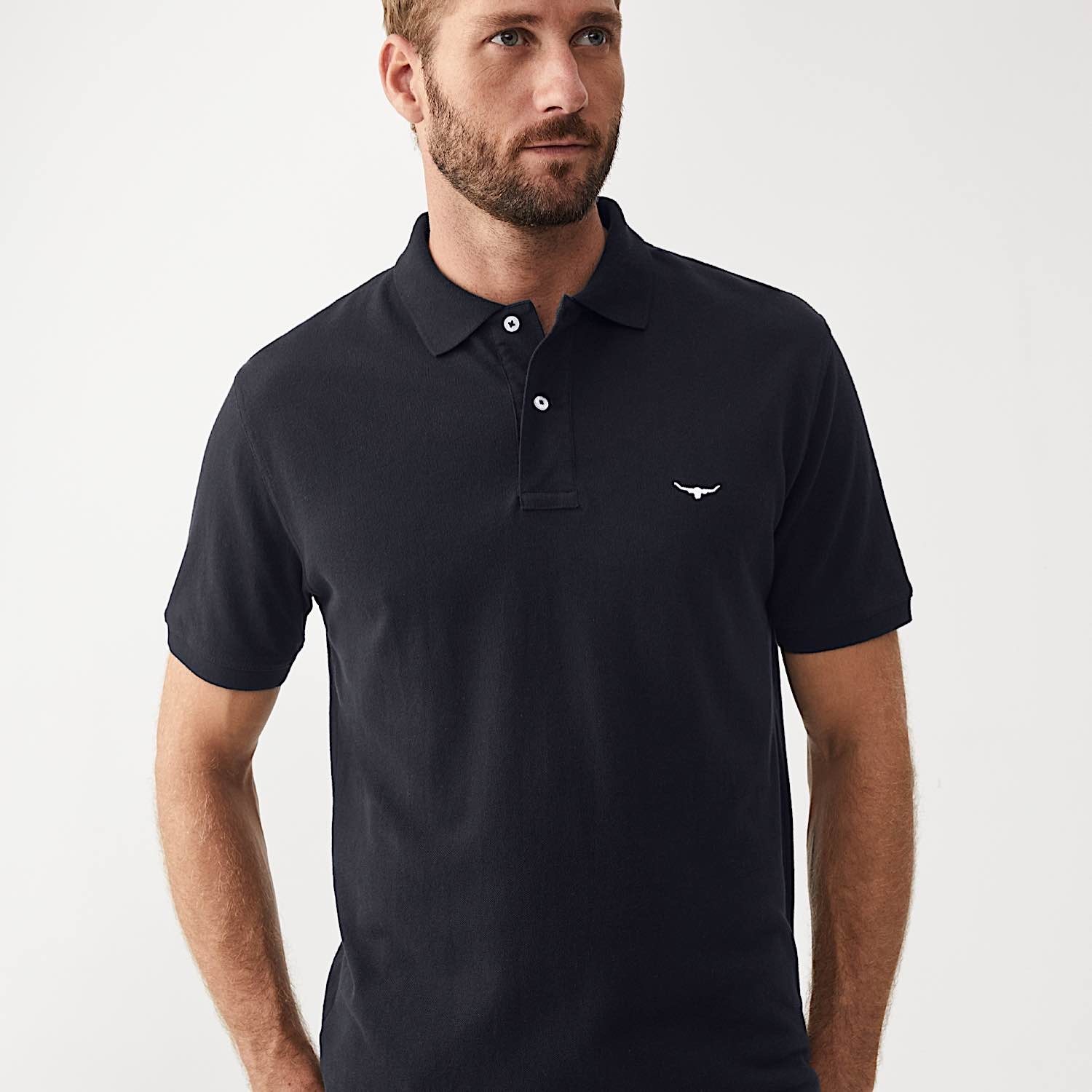 RM Williams Rod Polo - Navy | Port Phillip Shop