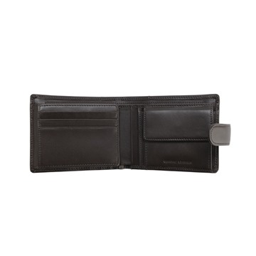 Picture of RM Williams Wallet With Coin Pocket & Tab - Black