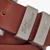 Picture of RM Williams 1 1/2inch Solid Hide Work Belt - Dark Tan