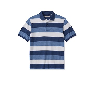 Picture of RM Williams Rod Polo - Navy/Blue