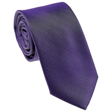 Picture of Carlo Visconti Self Pattern 7cm Tie - Purple