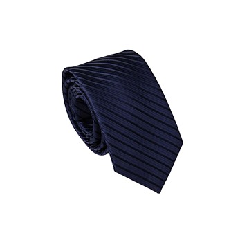 Picture of Carlo Visconti Self Stripe Tie - Navy