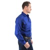 Picture of Hard Slog Mens Full Placket Light Cotton Workshirt - Royal Blue