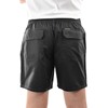 Picture of Hard Slog Mens Mid Drill Shorts - Black