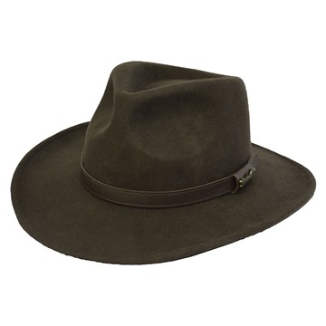 Picture of Thomas Cook Bendigo Crushable Hat - Dark Brown