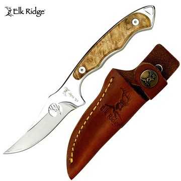 Picture of Elk Ridge Maple Burl Wood Handle Knife