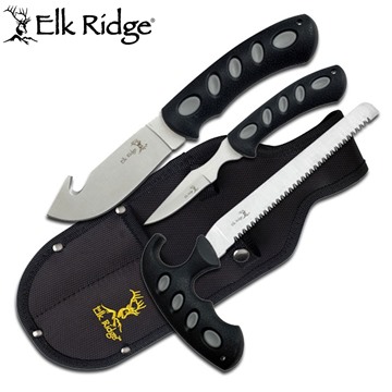 Picture of Elk Ridge Gut Hook Skinner, Caper Knife & Saw Hunting Set
