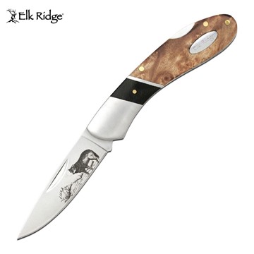 Picture of Elk Ridge Lockback Wolf Folding Knife