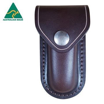 Picture of Leather Moulded Vertical Pocket Knife Pouch - 90mm