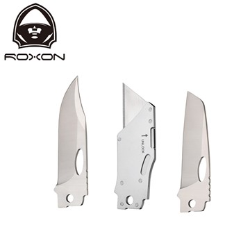 Picture of Roxon Replacement Blade 3 Piece Set - Clip Point, Cutting, Sheepfoot