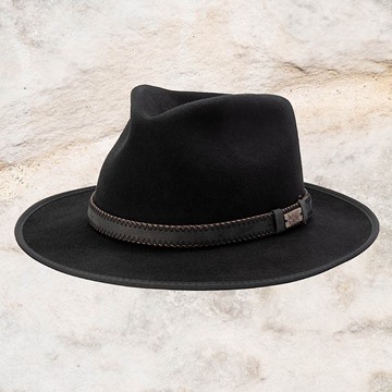 Picture of Burke & Wills Crawford Hat - Black